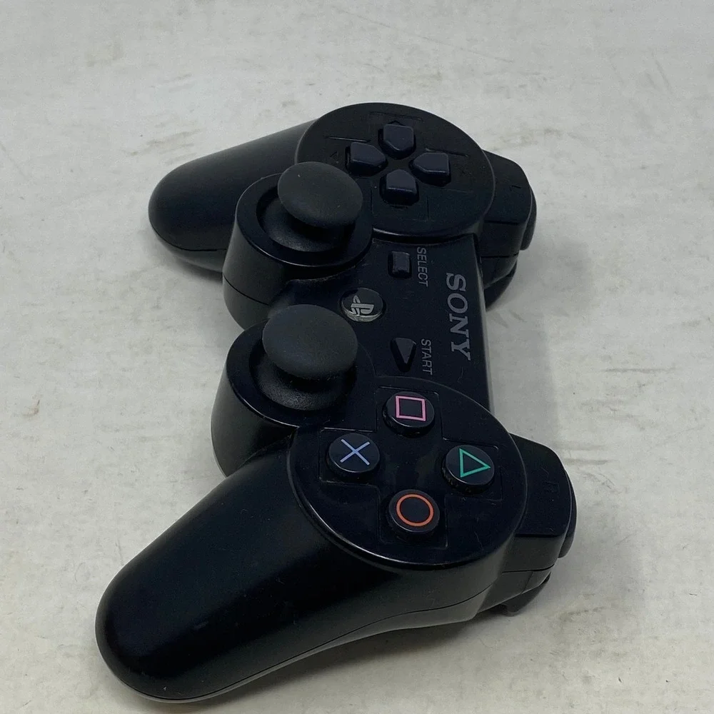 Sony PS3 SIXAXIS Wireless Controller‎ Black CECHZC1U PlayStation 3 OEM Untested